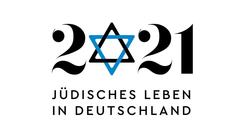 Logo des Jubiläumsjahres 1.700 Jahre jüdisches Leben in Deutschland