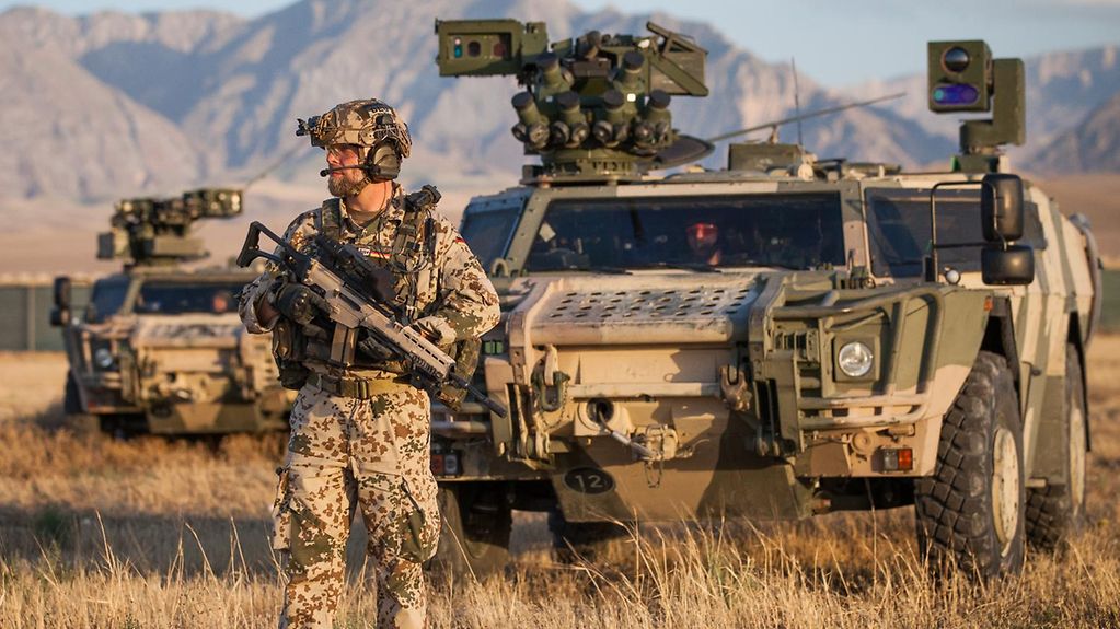 Foto zeigt Bundeswehrsoldaten in Afghanistan. 