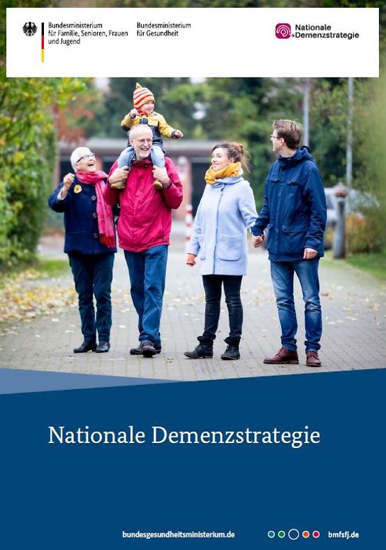 Titelbild der Publikation "Nationale Demenzstrategie - Langfassung"