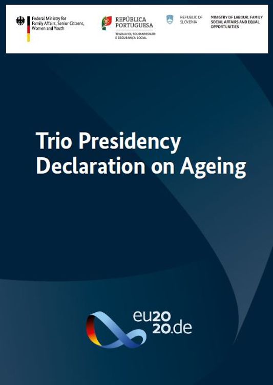 Titelbild der Publikation "Trio Presidency Declaration on Ageing"