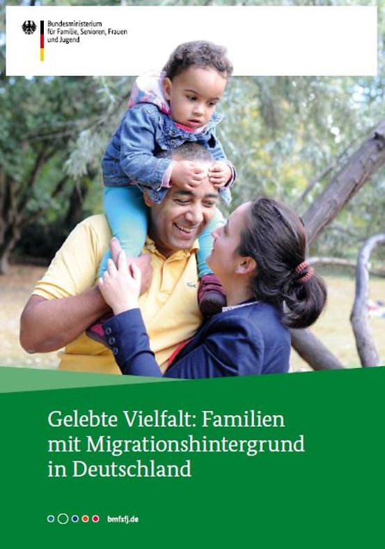 Titelbild der Publikation "Gelebte Vielfalt: Familien mit Migrationshintergrund in Deutschland"