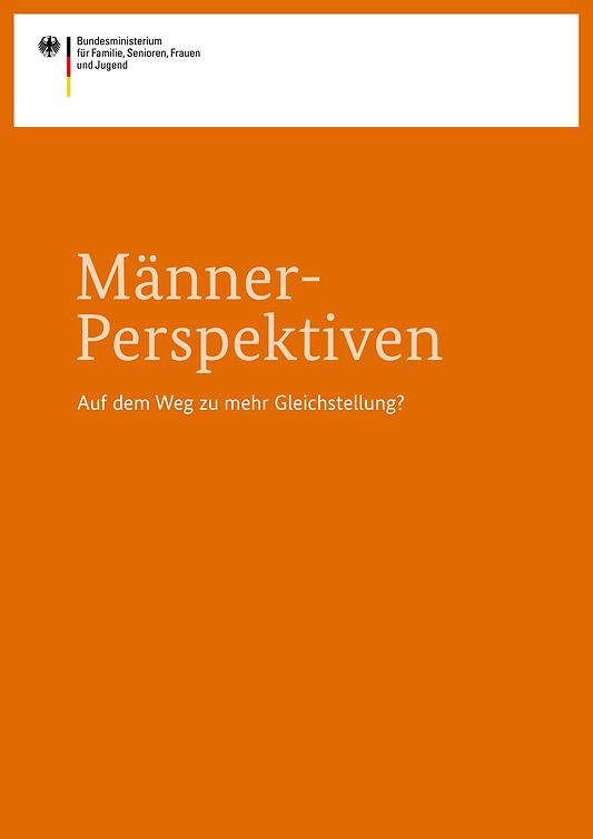 Titelbild der Publikation "Männer-Perspektiven - Auf dem Weg zu mehr Gleichstellung?"