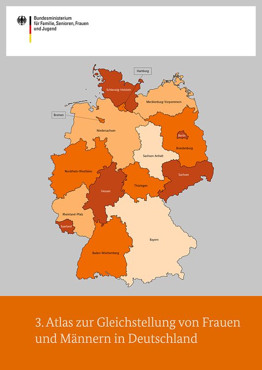 Titelbild der Publikation "3. Atlas zur Gleichstellung von Frauen und Männern in Deutschland"