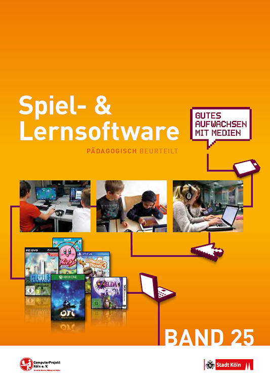Titelbild der Publikation "Spiel- und Lernsoftware pädagogisch beurteilt - Band 25"