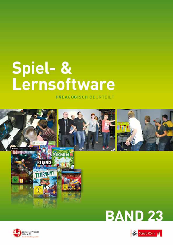 Titelbild der Publikation "Spiel- und Lernsoftware pädagogisch beurteilt - Band 23"