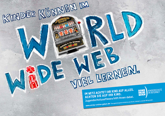 Titelbild der Publikation "Sicher online gehen - Plakate (3 Motive im Paket) - Kinderschutz im Internet"