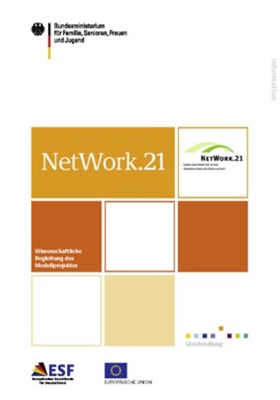 Titelbild der Publikation "NetWork.21 - Leben und Arbeiten in der transkulturellen Gesellschaft des 21. Jahrhunderts - Wissenschaftliche Begleitung des Modellprojektes"