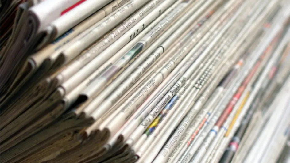 Zeitungsstapel