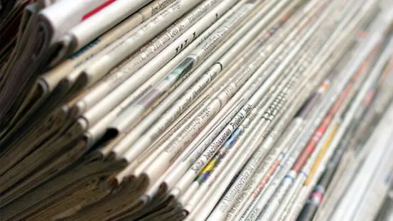 Zeitungsstapel