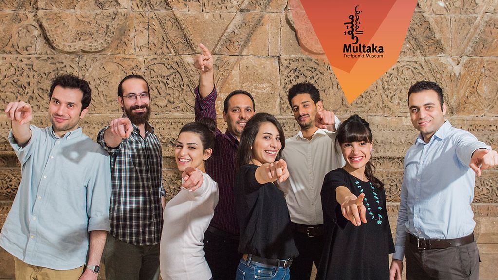 Museumsführerinnen und –führer des Projekts „Multaka“