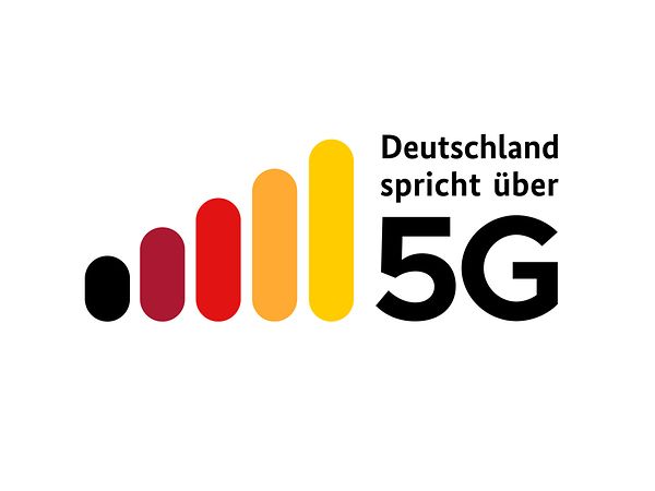 Logo des Informationsportals „Deutschland spricht über 5G“