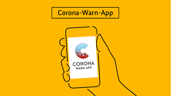 Grafik zur Corona-Warn-App