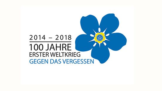 Logo 100 Jahre Erster Weltkrieg - Gegen das Vergessen