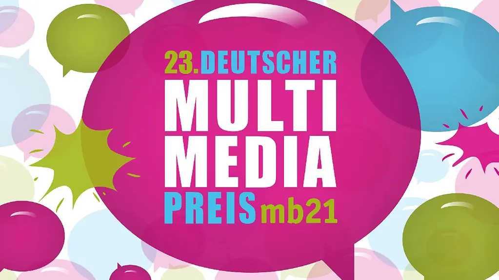Logo "Deutscher Multimediapreis mb21"