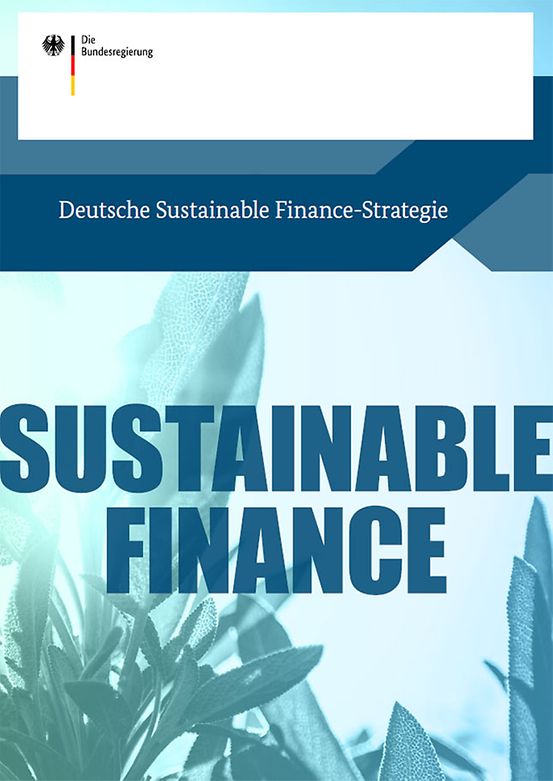 Titelbild der Publikation "Deutsche Sustainable Finance-Strategie"