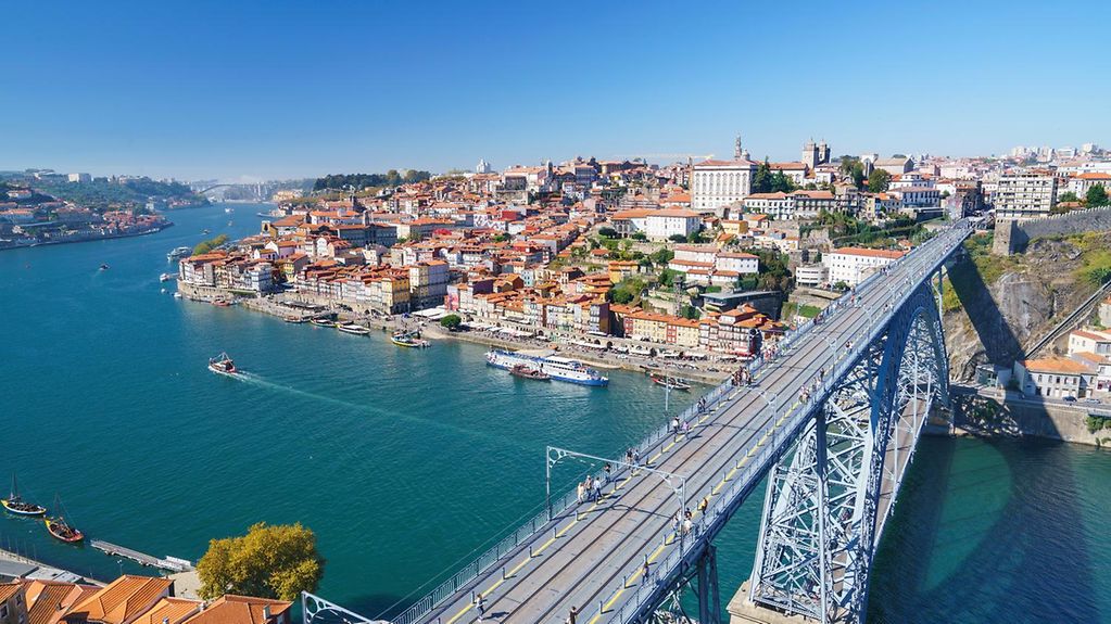 Stadtansicht von Porto.