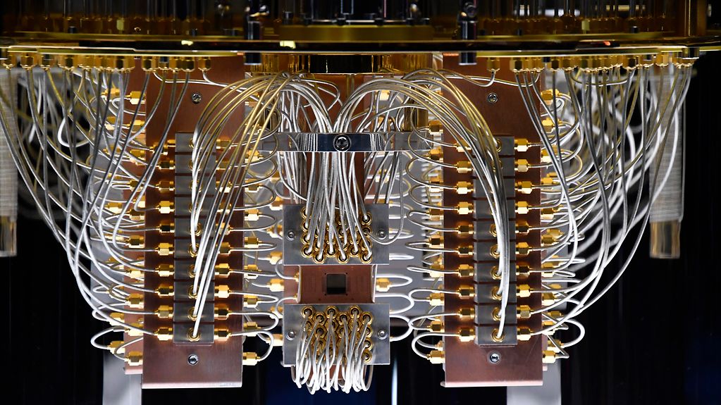 Ein komplexer Quantencomputer.