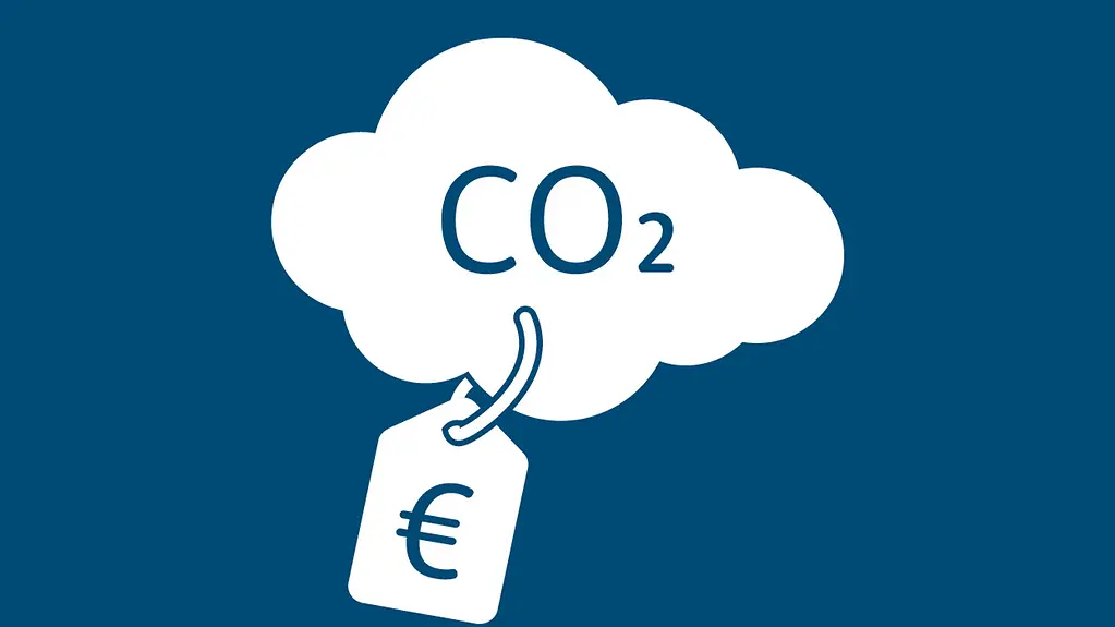 Carbon dioxide pricing graphic