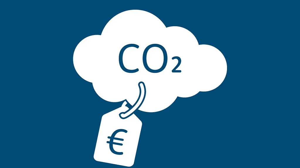 Infographie sur la tarification du CO2