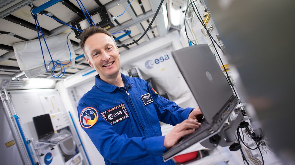 Der deutsche ESA-Astronaut Matthias Maurer