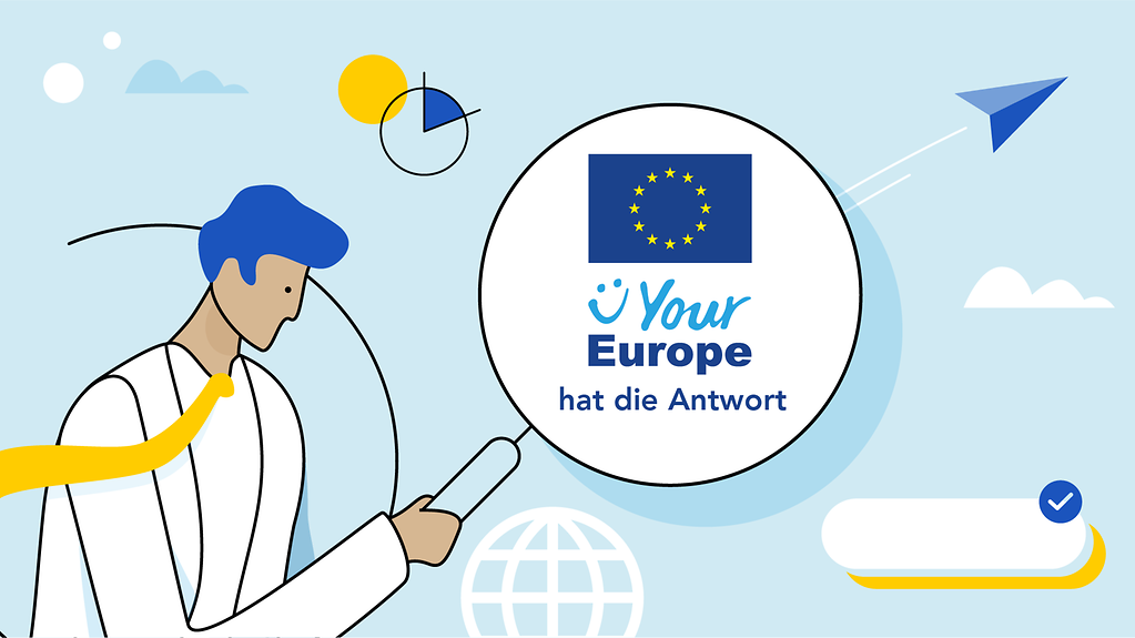 Grafik zum EU-Internetportal Your Europe