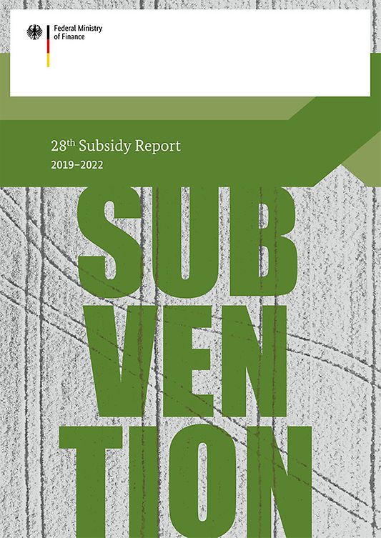 Titelbild der Publikation "28th Subsidy Report"