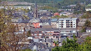 Blick auf Esch an der Alzette in Luxemburg.