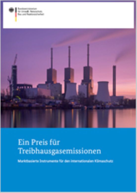 Titelbild der Publikation "Ein Preis für Treibhausgasemissionen"