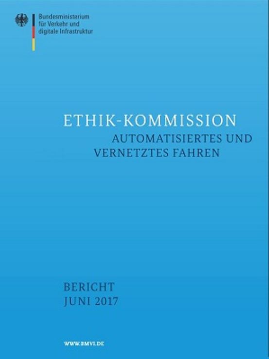 Titelbild der Publikation "Bericht der Ethik-Kommission"
