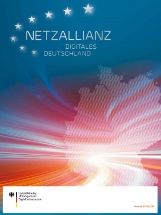 Titelbild der Publikation "Netzallianz Digitales Deutschland (englische Version)"