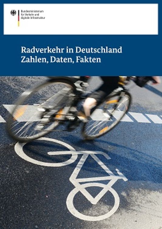 Titelbild der Publikation "Radverkehr in Deutschland - Zahlen, Daten, Fakten"