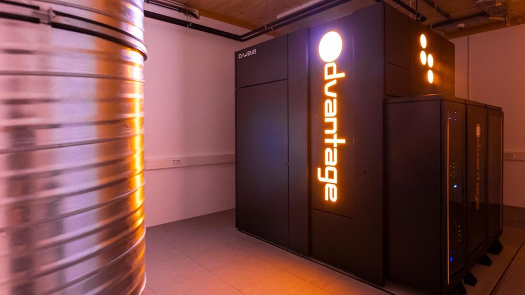 der neue Quantencomputer auf dem Forschungscampus in Jülich