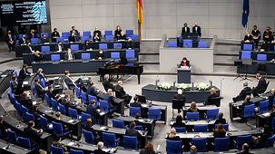 Inge Auerbacher spricht im Bundestag.