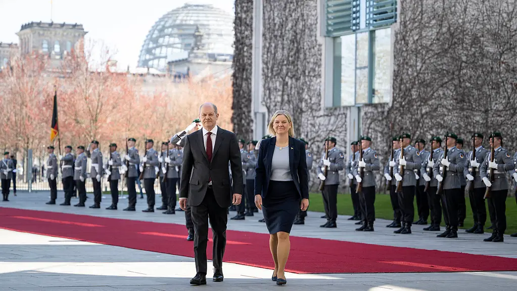 Federal Chancellor Scholz - Prime Minister of Sweden