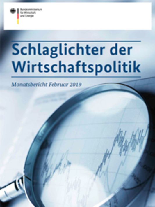 Titelbild der Publikation "Schlaglichter der Wirtschaftspolitik"