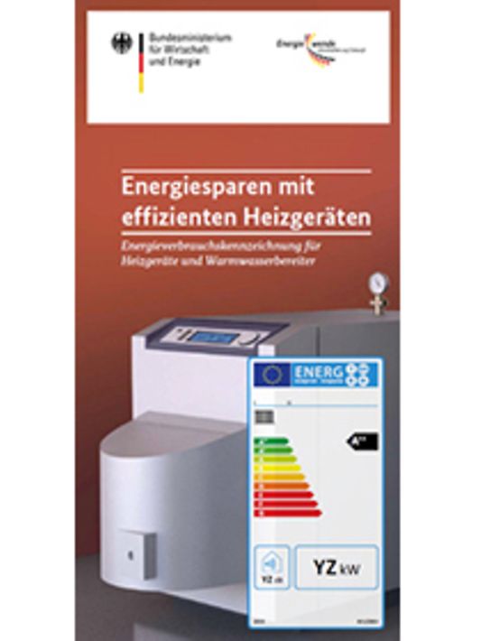 Titelbild der Publikation "Energiesparen mit effizienten Heizgeräten"