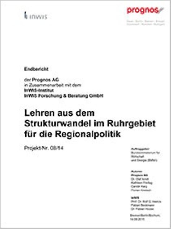 Titelbild der Publikation "Lehren aus dem Strukturwandel im Ruhrgebiet für die Regionalpolitik"
