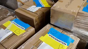 Hilfspakete für die Ukraine