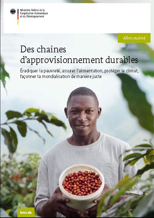 Titelbild der Publikation "Des chaînes d’approvisionnement durables"
