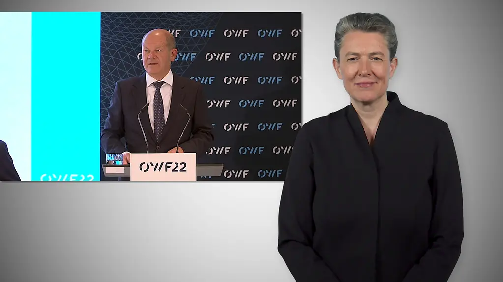 Rede von Bundeskanzler Scholz beim Ostdeutschen Wirtschaftsforum