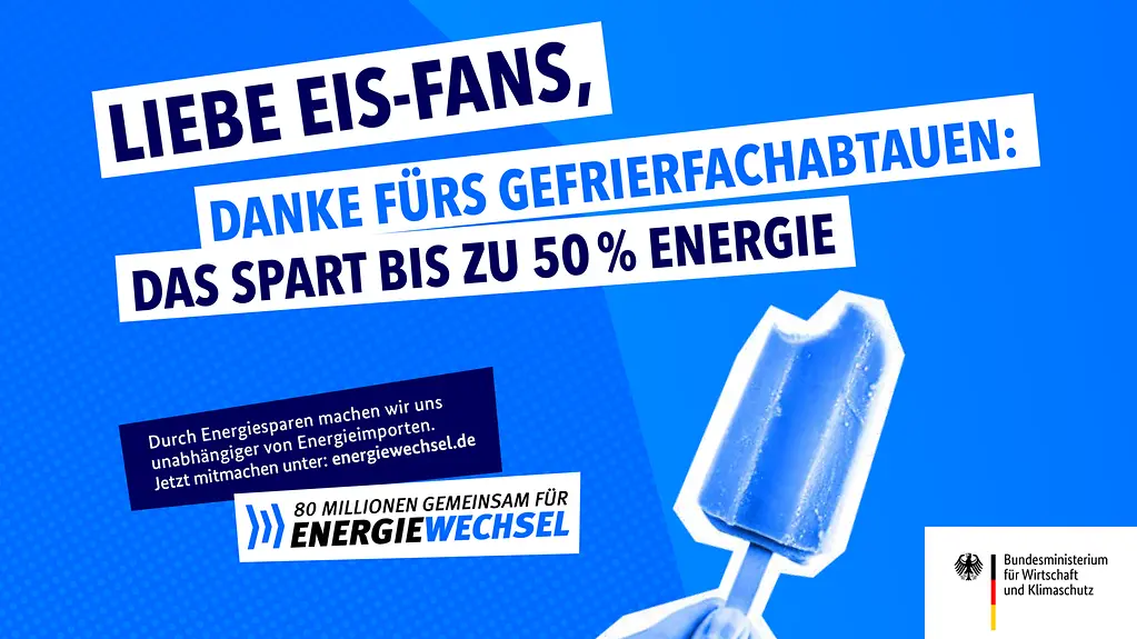 "80 Millionen gemeinsam für Energiewechsel" - Energiesparen Kampagne