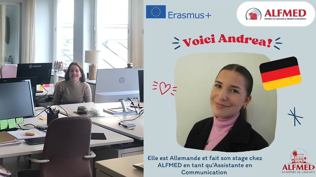 Franziska Bernhard und Andrea Schneider während ihrers Auslandsaufenthalt mit Erasmus+