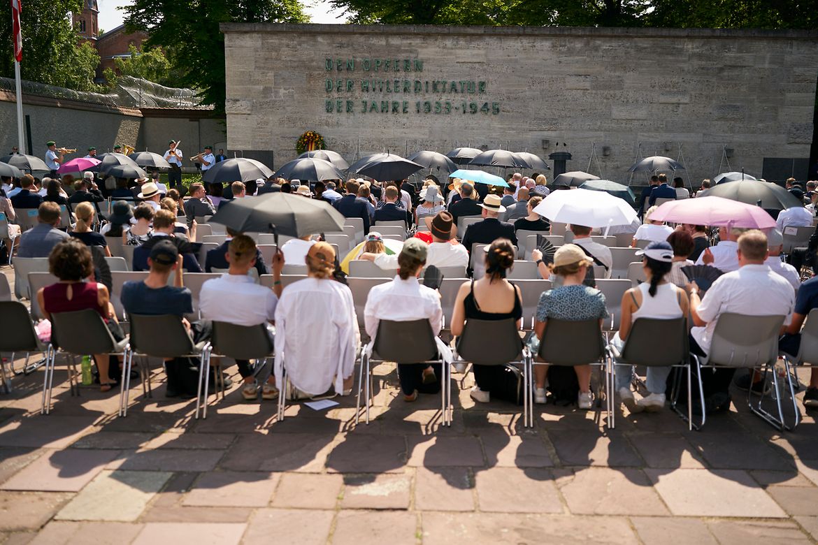 Gedenkveranstaltung in Berlin-Plötzensee zum 78. Jahrestag des Attentats- und Umsturzversuchs gegen Hitler.