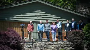 Die G8 Staats- und Regierungschefs in Camp David