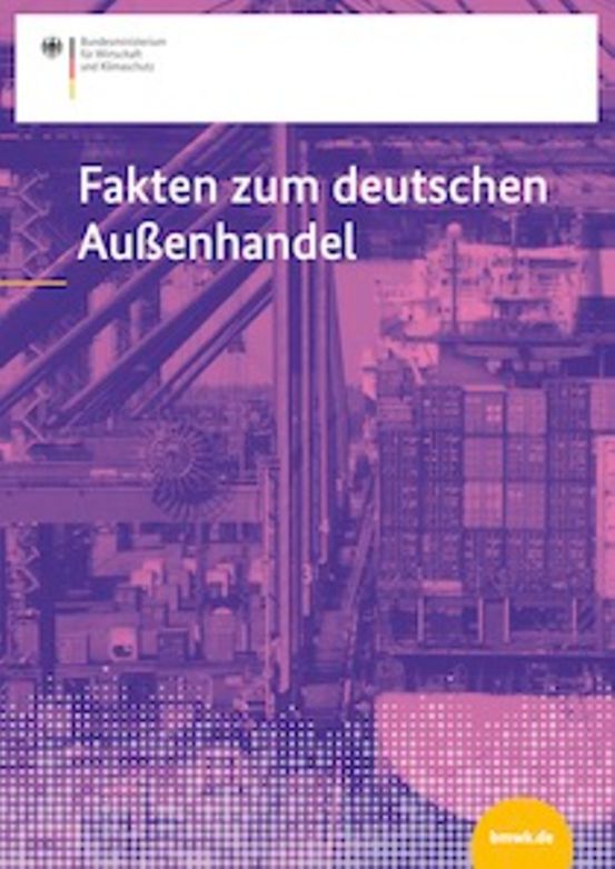 Titelbild der Publikation "Fakten zum deutschen Außenhandel"