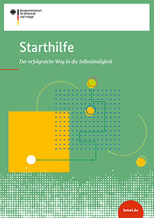 Titelbild der Publikation "Starthilfe - Der erfolgreiche Weg in die Selbständigkeit"