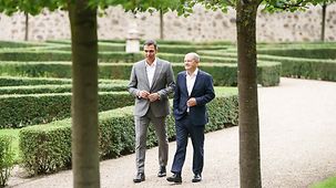 Bundeskanzler Olaf Scholz mit Pedro Sanchez, Spaniens Ministerpräsident.