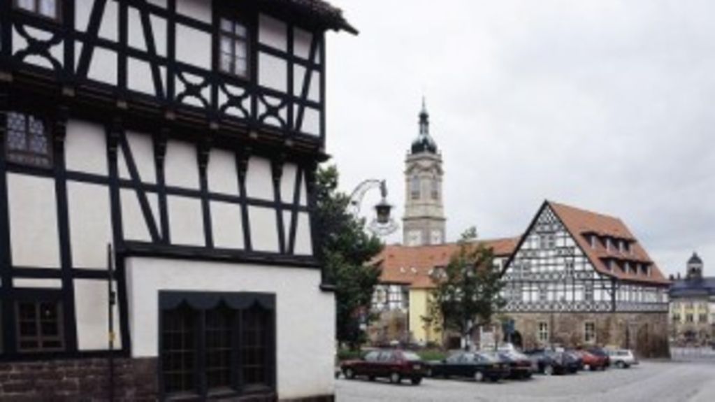 Luther-Haus und Georgenkirche in Eisenach