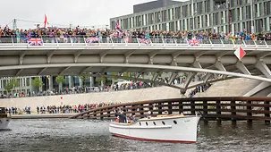 Bootsfahrt auf der Spree.