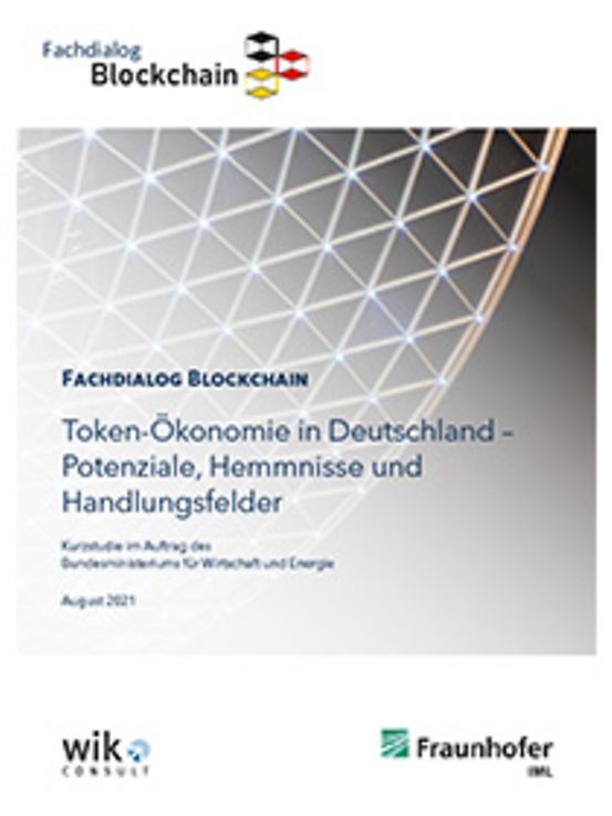 Titelbild der Publikation "Token-Ökonomie in Deutschland – Potenziale, Hemmnisse und Handlungsfelder"